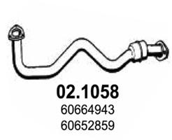 Abgasrohr vorne Asso 02.1058 von Asso