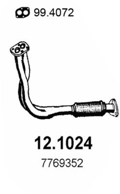 Abgasrohr vorne Asso 12.1024 von Asso