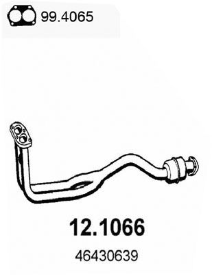 Abgasrohr vorne Asso 12.1066 von Asso