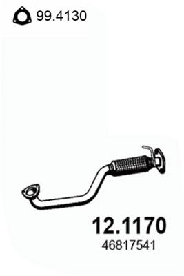 Abgasrohr vorne Asso 12.1170 von Asso