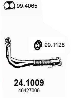 Abgasrohr vorne Asso 24.1009 von Asso