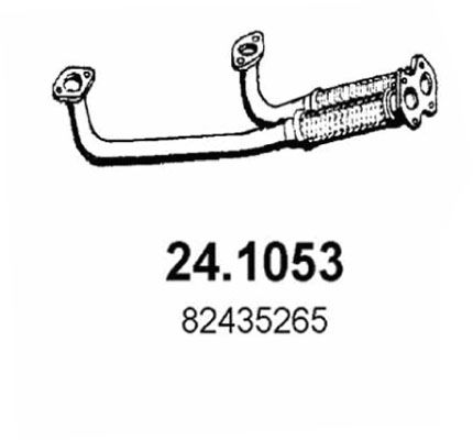 Abgasrohr vorne Asso 24.1053 von Asso