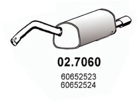 Endschalldämpfer Asso 02.7060 von Asso