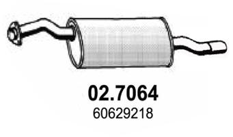 Endschalldämpfer Asso 02.7064 von Asso