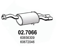 Endschalldämpfer Asso 02.7066 von Asso