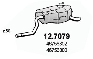 Endschalldämpfer Asso 12.7079 von Asso