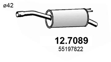 Endschalldämpfer Asso 12.7089 von Asso