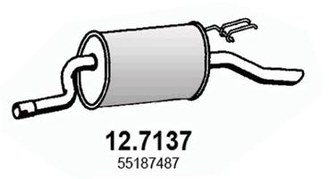 Endschalldämpfer Asso 12.7137 von Asso