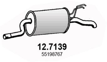 Endschalldämpfer Asso 12.7139 von Asso