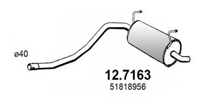 Endschalldämpfer Asso 12.7163 von Asso