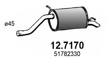 Endschalldämpfer Asso 12.7170 von Asso