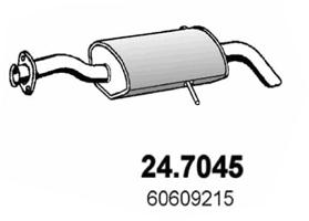 Endschalldämpfer Asso 24.7045 von Asso