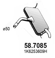 Endschalldämpfer Asso 58.7085 von Asso