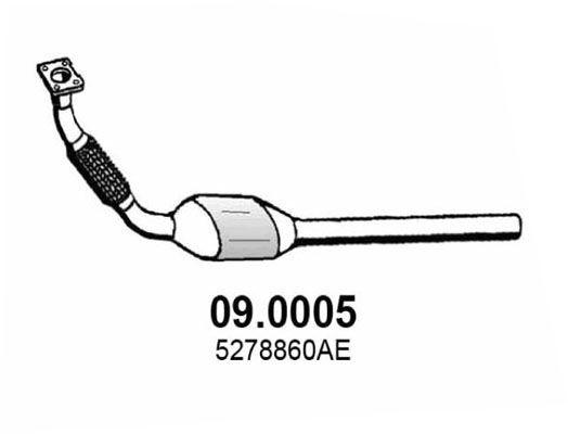 Katalysator vorne Asso 09.0005 von Asso