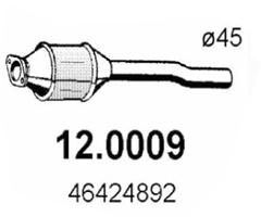 Katalysator vorne Asso 12.0009 von Asso