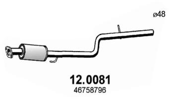 Katalysator vorne Asso 12.0081 von Asso