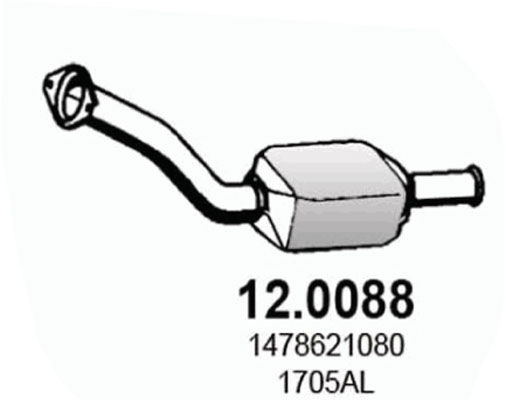 Katalysator vorne Asso 12.0088 von Asso