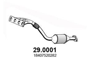 Katalysator vorne Asso 29.0001 von Asso