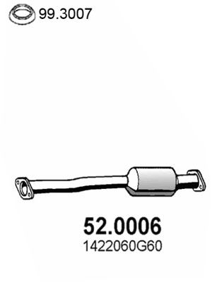 Katalysator vorne Asso 52.0006 von Asso