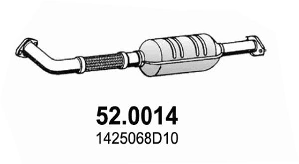 Katalysator vorne Asso 52.0014 von Asso