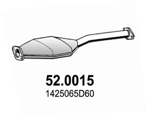 Katalysator vorne Asso 52.0015 von Asso