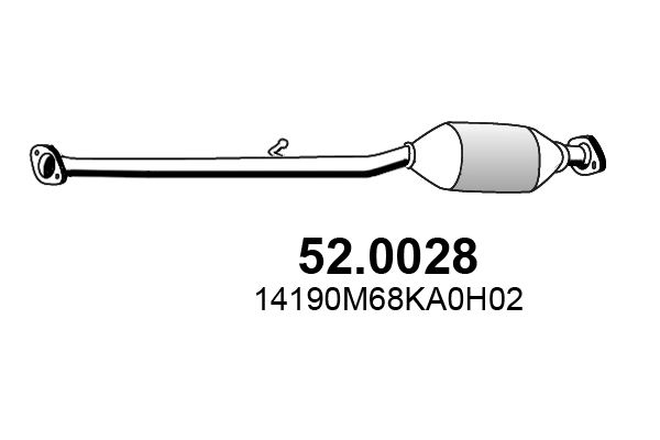 Katalysator vorne Asso 52.0028 von Asso