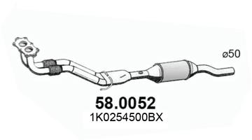 Katalysator vorne Asso 58.0052 von Asso