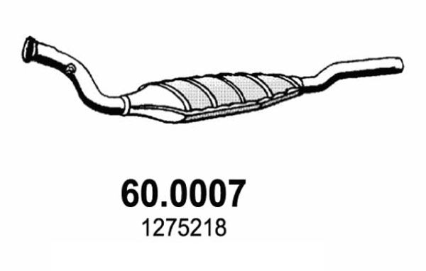 Katalysator vorne Asso 60.0007 von Asso