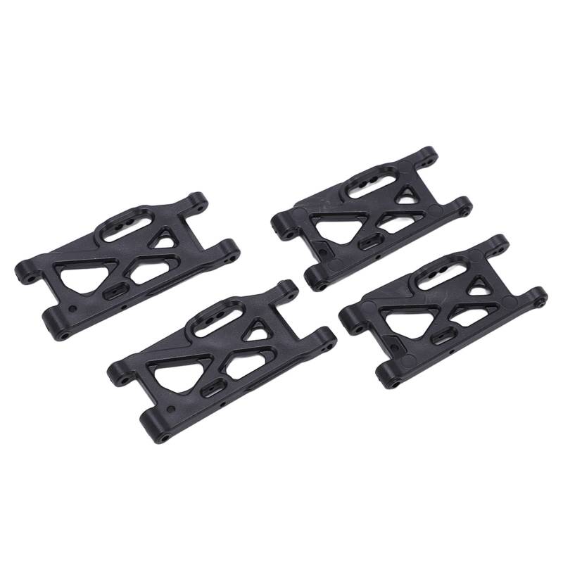 RC Schwingarm, 4 Stück RC Querlenker Vorne Hinten Schwarzer Kunststoff für WLtoys 144001,144002,124019,124018,124017,144010, Zubehör für Modellautos von Astibym