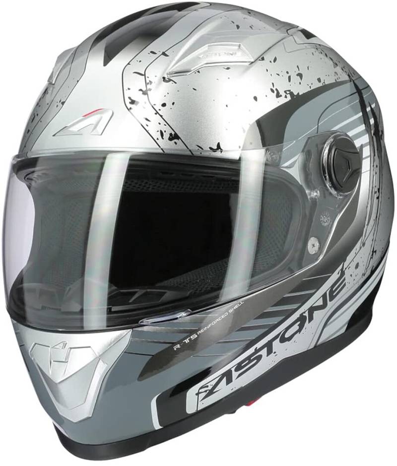 ASTONE, Integralhelm, GT2 Geko grau, XL von Astone Helmets