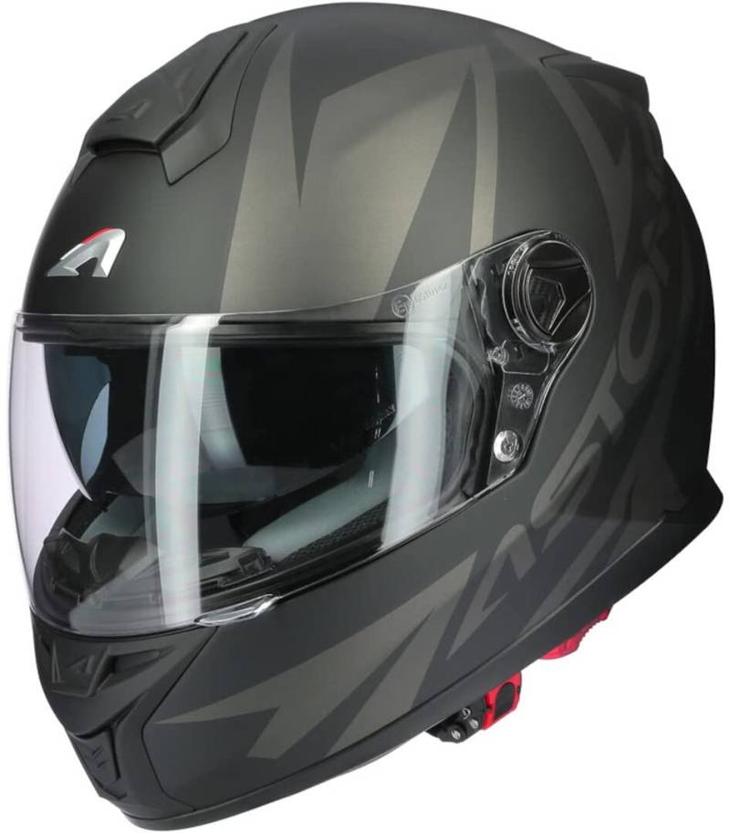 ASTONE, Integralhelm, GT800 EVO Skyline mat titan, XS von Astone Helmets