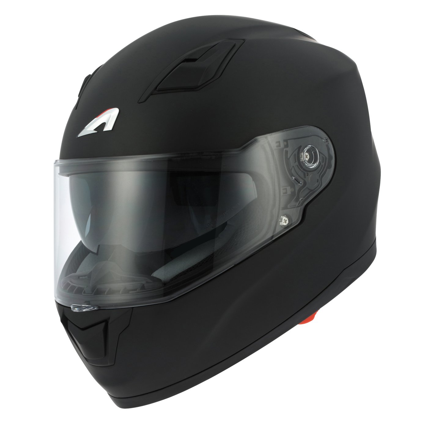 Astone Helmets - Casque de moto GT900 Monocolor - Casque intégral large vision - Casque de moto intégral homologué - Casque de moto mixte en polycarbonate - Matt black M von Astone Helmets