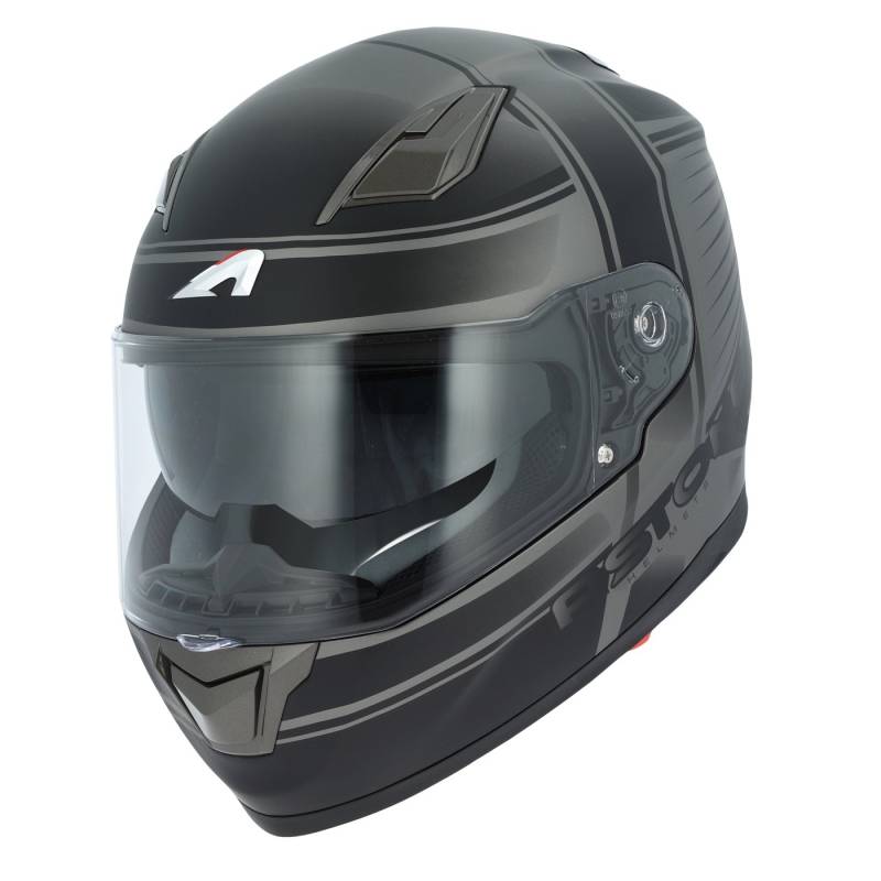 Astone Helmets GT900 Integralhelm, Titanium, matt, Größe 2XL von Astone Helmets