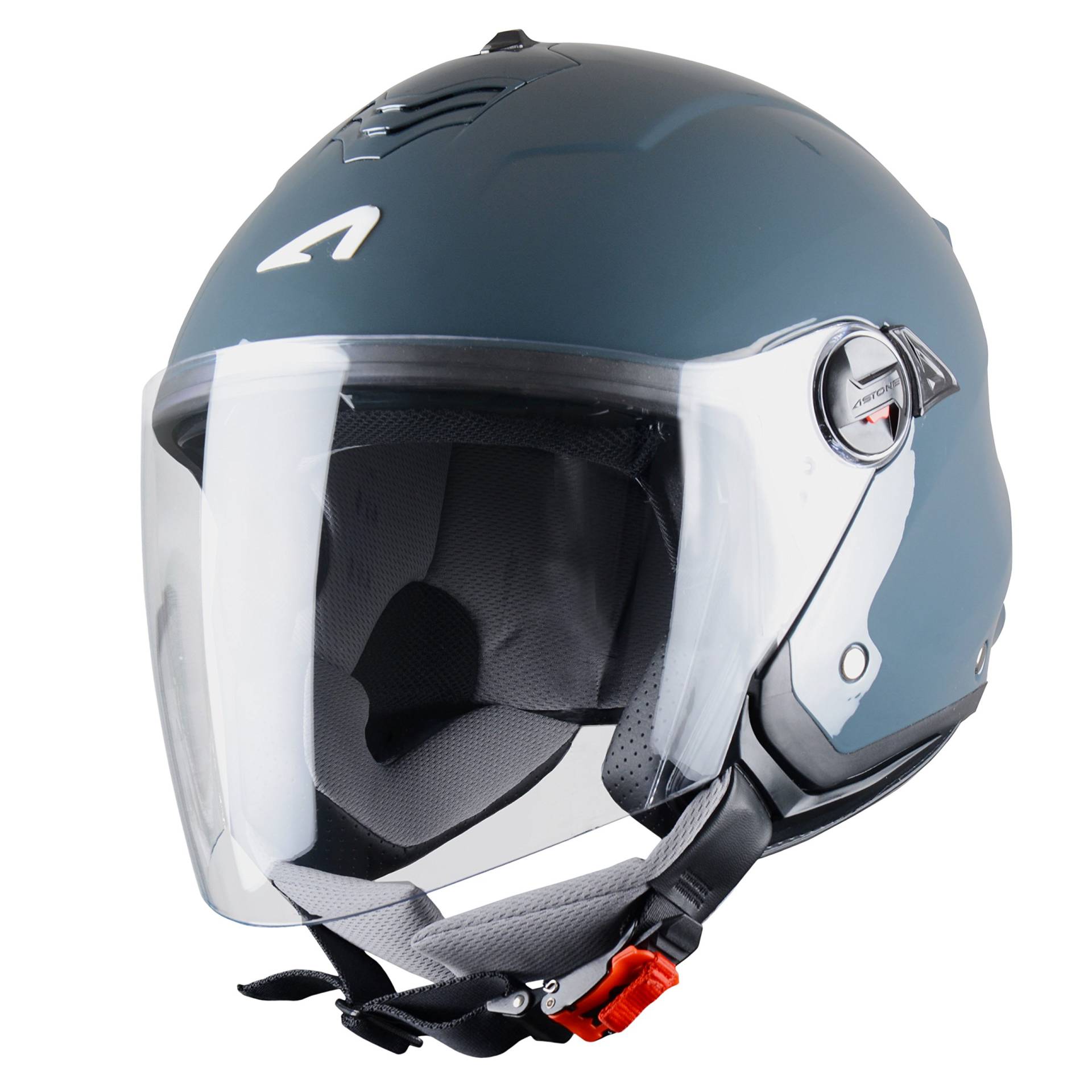 Astone Helmets Jethelm Mini Jet, Dunkelgrau, L von Astone Helmets