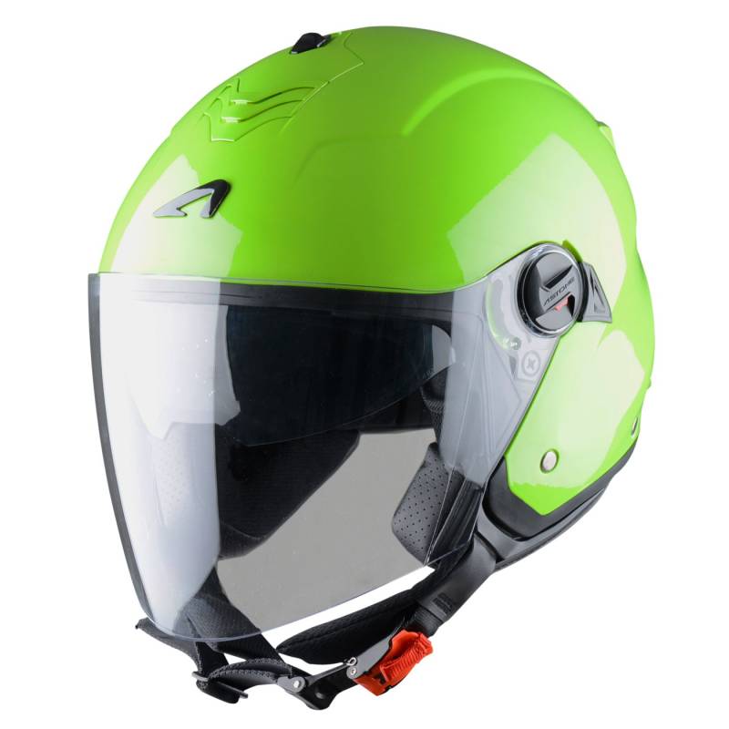 Astone Helmets - MINIJET S monocolor - Casque jet - Casque jet usage urbain - Casque compact - Coque en polycarbonate - Apple M von Astone Helmets