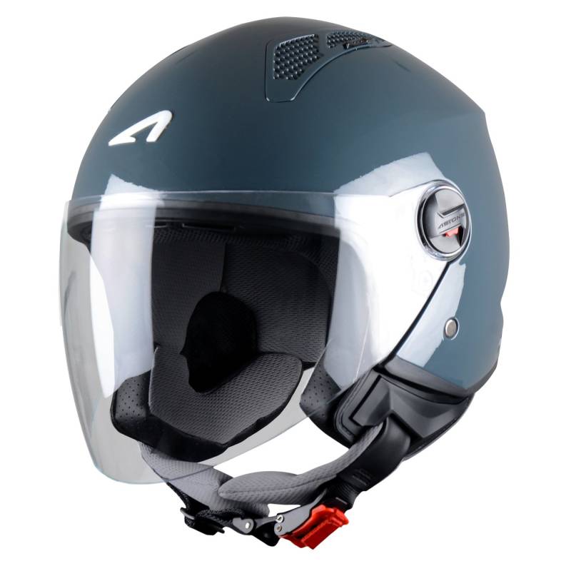 Astone Helmets Mini Jethelm, Dunkelgrau, XS von Astone Helmets