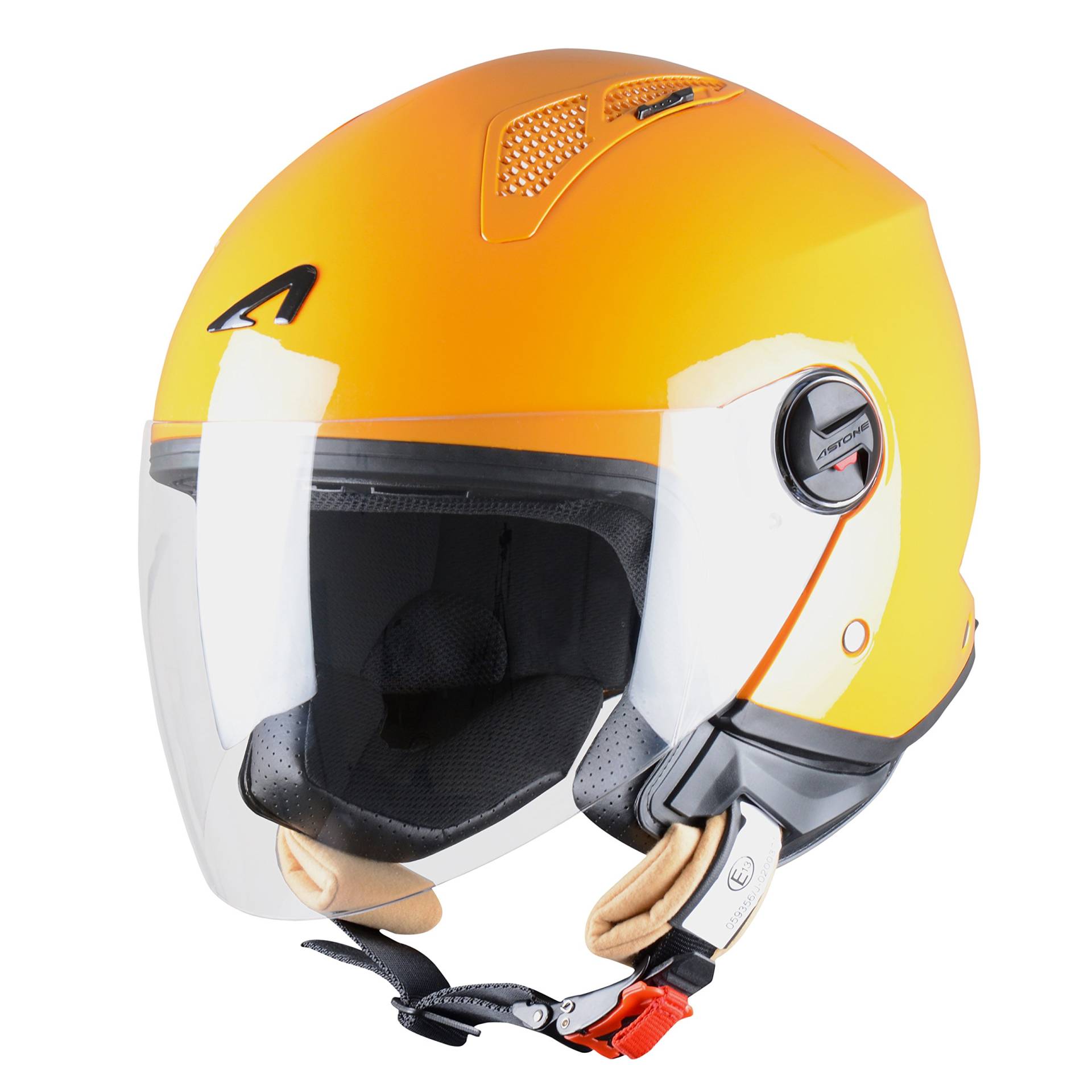 Astone Helmets Mini Jethelm, Orange, L von Astone Helmets