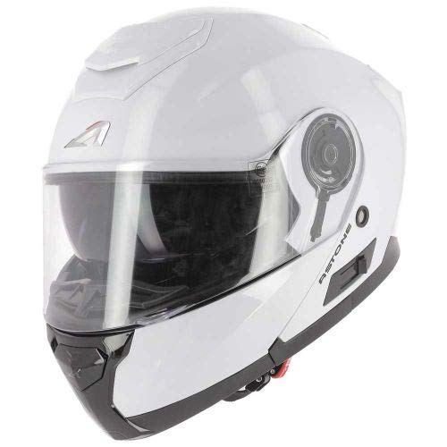 Astone Helmets RT900 Monocolor Klapphelm Motorradhelm Klapphelm Motorradhelm Klapphelm Motorradhelm Polycarbonat Gloss White XL von Astone Helmets