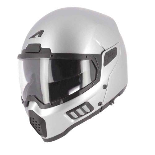 Astone Helmets Spectrum Integralhelm Integralhelm Motorradhelm Motorradhelm Fiberglas Silver S von Astone Helmets