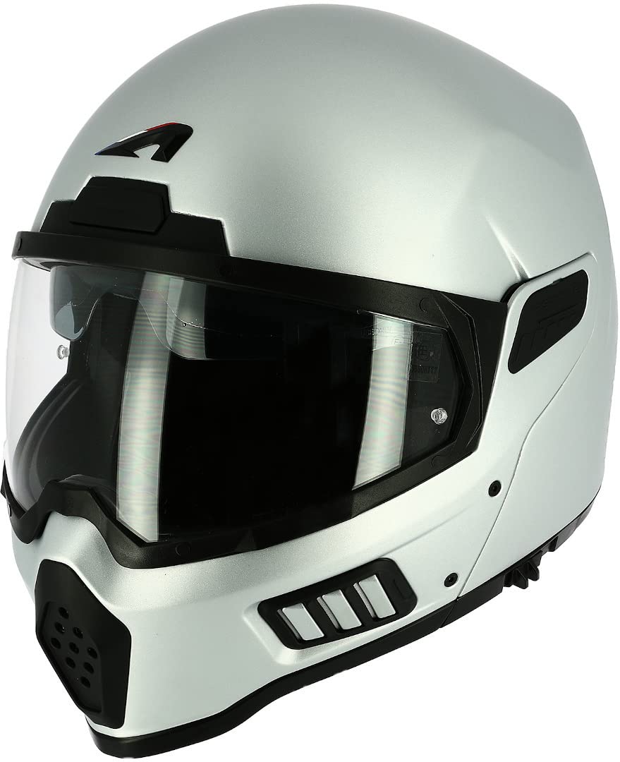 Astone Helmets Spectrum Integralhelm Integralhelm Motorradhelm Motorradhelm Fiberglas Silver XL von Astone Helmets