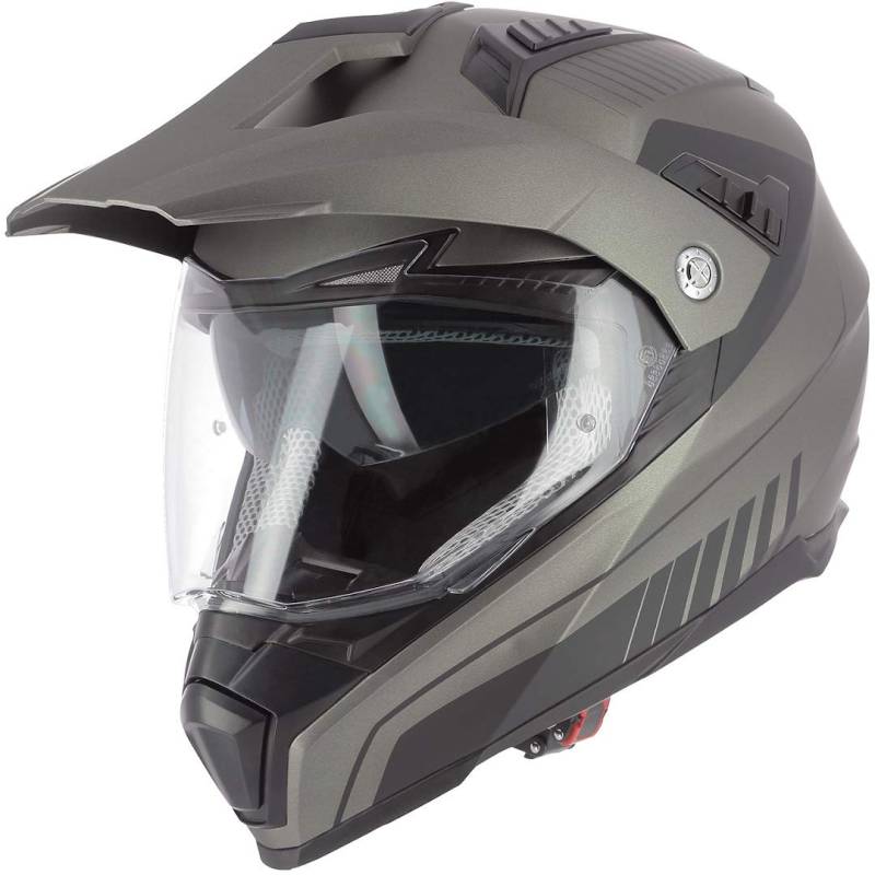 Astone Crossmax Shaft Matt Titanium Größe XXL von Astone Helmets