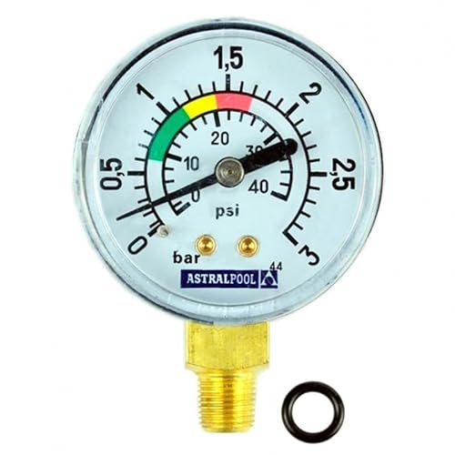 AstralPool Manometer, 1/8 Zoll, 3 kg/cm, Marke von Astralpool