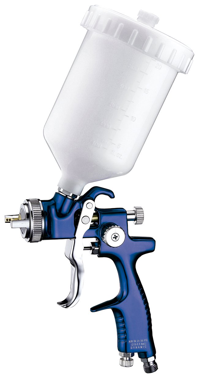 Astro EUROHE109 EuroPro Spritzpistole mit 1,9 mm Düse und Kunststoffbecher von Astro Pneumatic Tool