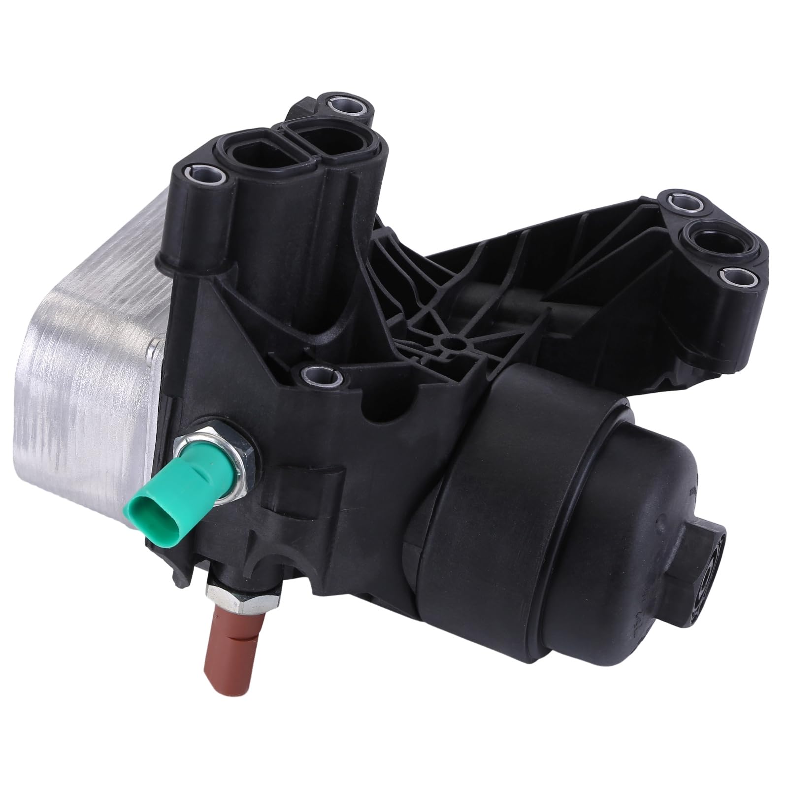 Asudaro Auto-Ölfilter, Ölfilterbaugruppe mit Sensor 03N115389P 03N117021 Kraftstofffilter für Model Multivan VI 2015/04-2024/12 SGF, SGM, SGN, SHM, SHN 2.0TDI 1968 ccm, 110 KW, 150 PS von Asudaro