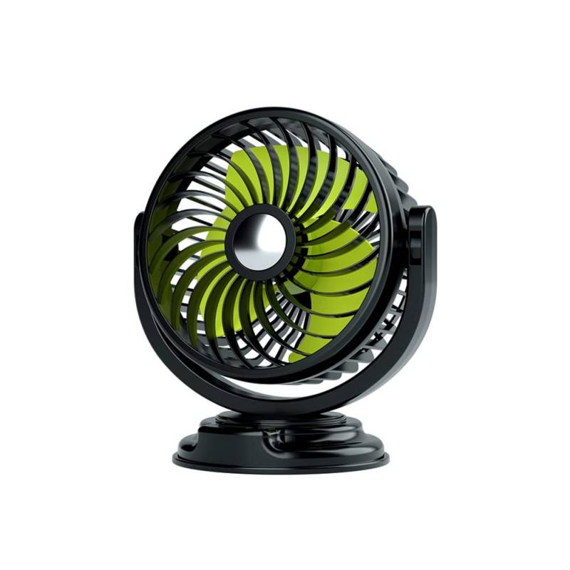 Auto Armaturenbrett Lüfter,Asudaro 12V 24V Auto Kfz Ventilator Gebläse Klimaanlage Fan USB Tischventilator 5 V Universal USB Auto Lüfter für Limousine, Van, LKW, SUV, Wohnmobil,12V Zigarettenanzünder von Asudaro