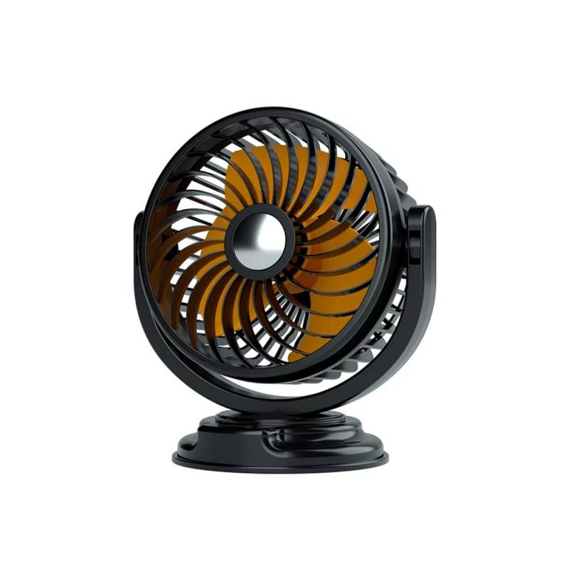 Auto Armaturenbrett Lüfter,Asudaro 12V 24V Auto Kfz Ventilator Gebläse Klimaanlage Fan USB Tischventilator 5 V Universal USB Auto Lüfter für Limousine, Van, LKW, SUV, Wohnmobil,24V Zigarettenanzünder von Asudaro