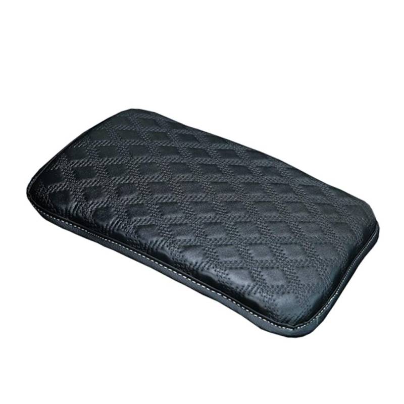 Auto Armlehnen Auflage,Asudaro Universal Auto Mittelkonsolenabdeckung Pu-Leder Auto Armlehnenauflagen Mittelarmlehne Pad Auto Armlehne Pad Memory Foam Auto Armlehnenkisse Abdeckungen 30 * 21cm,Schwarz von Asudaro