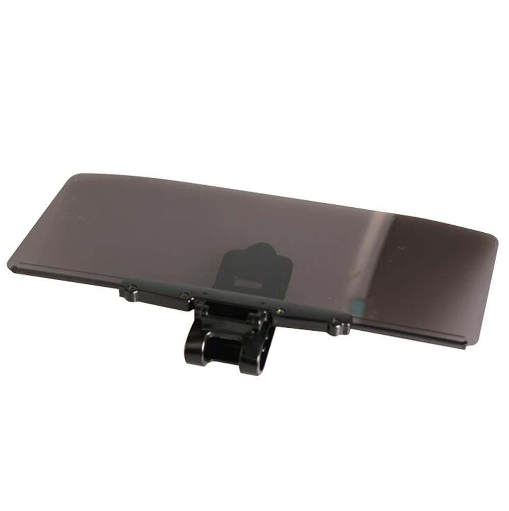 Auto Blendschutz, Asudaro Auto Visier Sonnenschirm Universal Car Sun Visor Anti-UV Sonnenblende Verlängerung für PKW LKW Rvs Blendschutz Blendschutz Sonnenschutz,Helles Schwarz von Asudaro