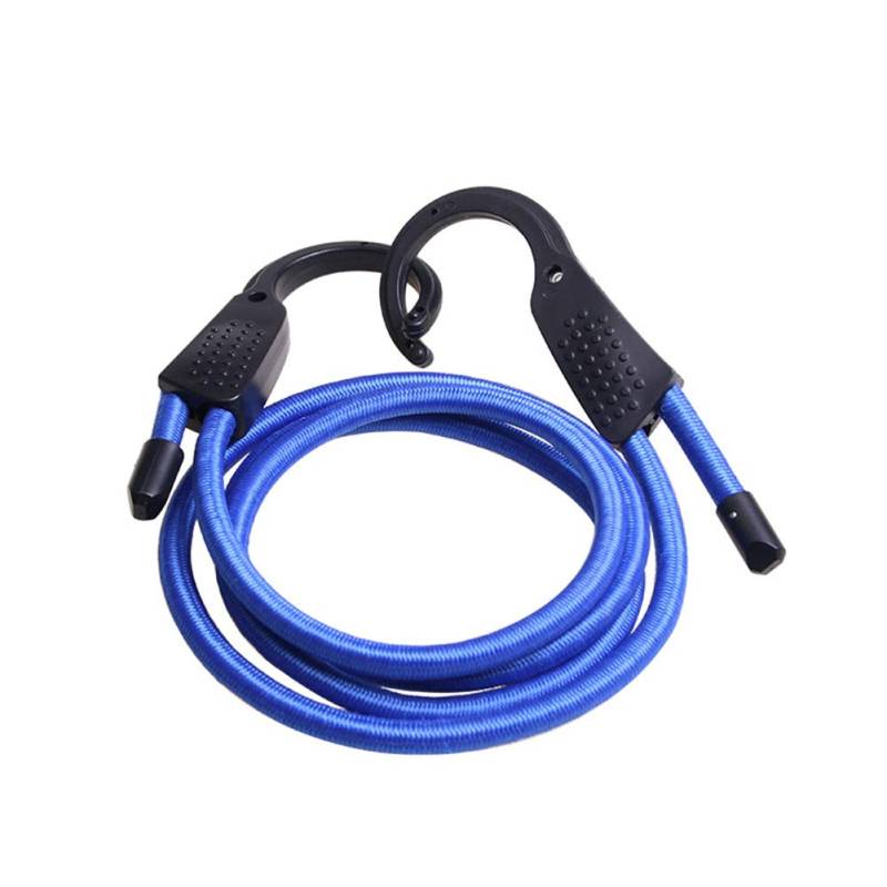 Auto Gepäckseil,Verstellbares Elastisches Lanyard Spanngurt Gepäckspanner für Auto Gepäck Seile Gummi Bungee Schnüre mit Haken für Auto Camper Camping Trunks 1.5M / 3M,Blau von Asudaro