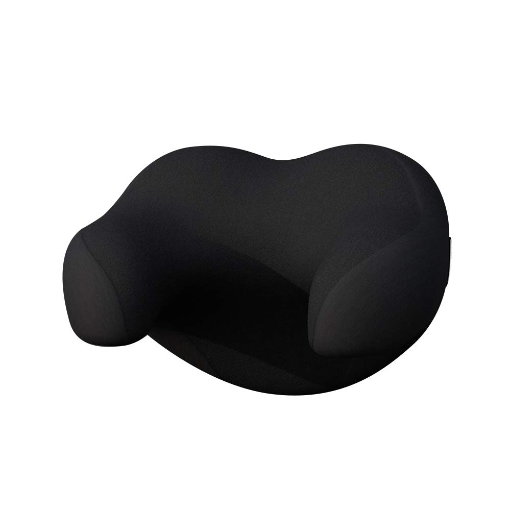 Auto Nackenkissen, Asudaro Memory Foam Reisekissen Auto Neck Pillow Shaped Memory Reisekissen U-förmiges Reisekissen Einstellbares Schlafkissen Kopfkissen Auto Kopfstuetze Kisse,schwarz von Asudaro